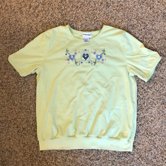 ALFRED DUNNER light green shirt - Picture 1 of 5